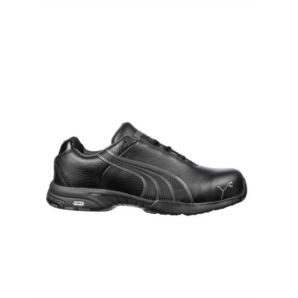 NEW PUMA women's velocity steel toe work shoes in black - Picture 1 of 4